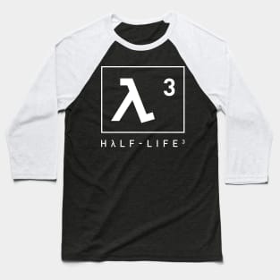 Half Life 3 Light Lambda Symbol Baseball T-Shirt